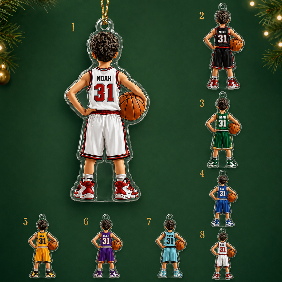Basketball Acrylic Style 15
