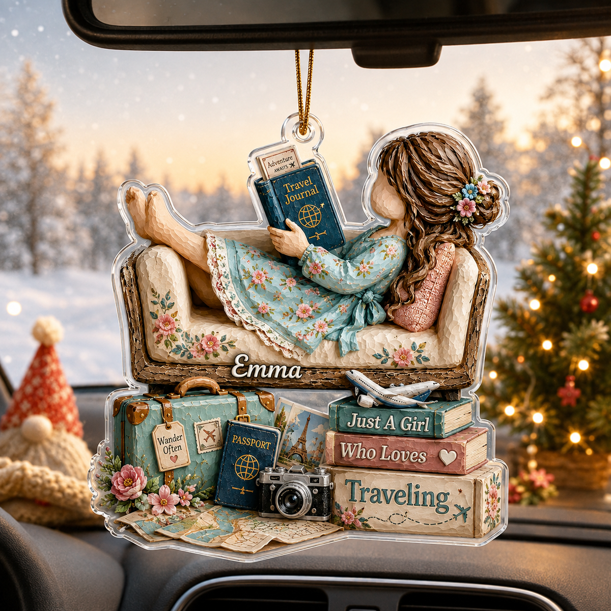 Personalized Just A Girl Hobby Travelling