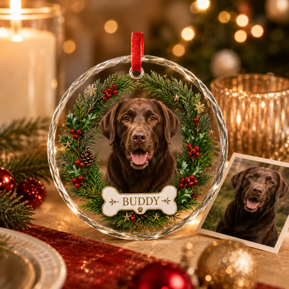 Custom Photo Dog Xmas Style 3