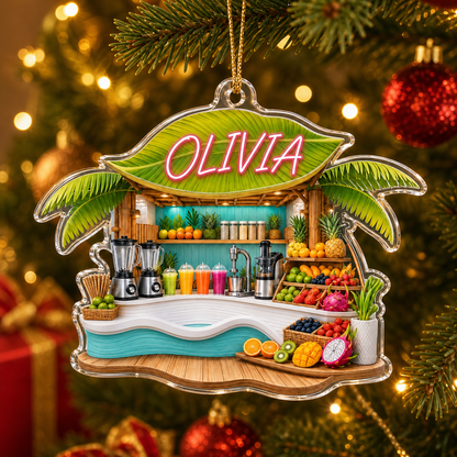 Food Lover Juice Smoothie Bar Ornament