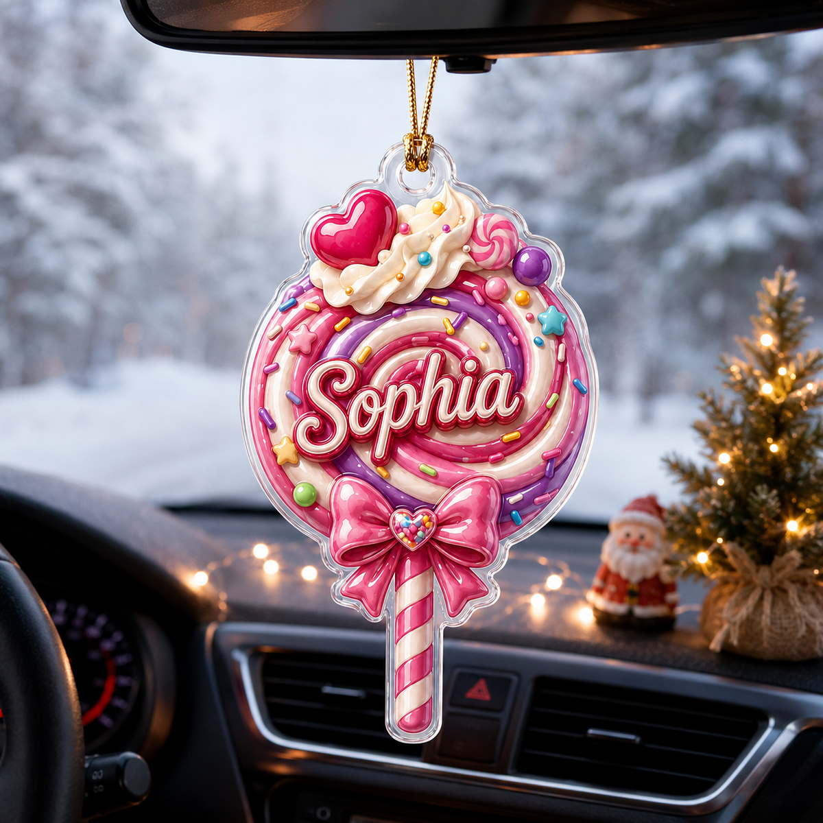 Custom Dessert Lollipop Acrylic
