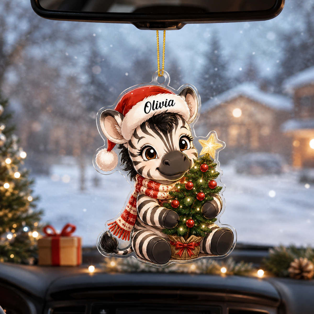 Animal Chrismas Zebra