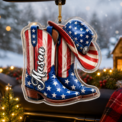 Personalized Boost Stars and Stripes Acrylic