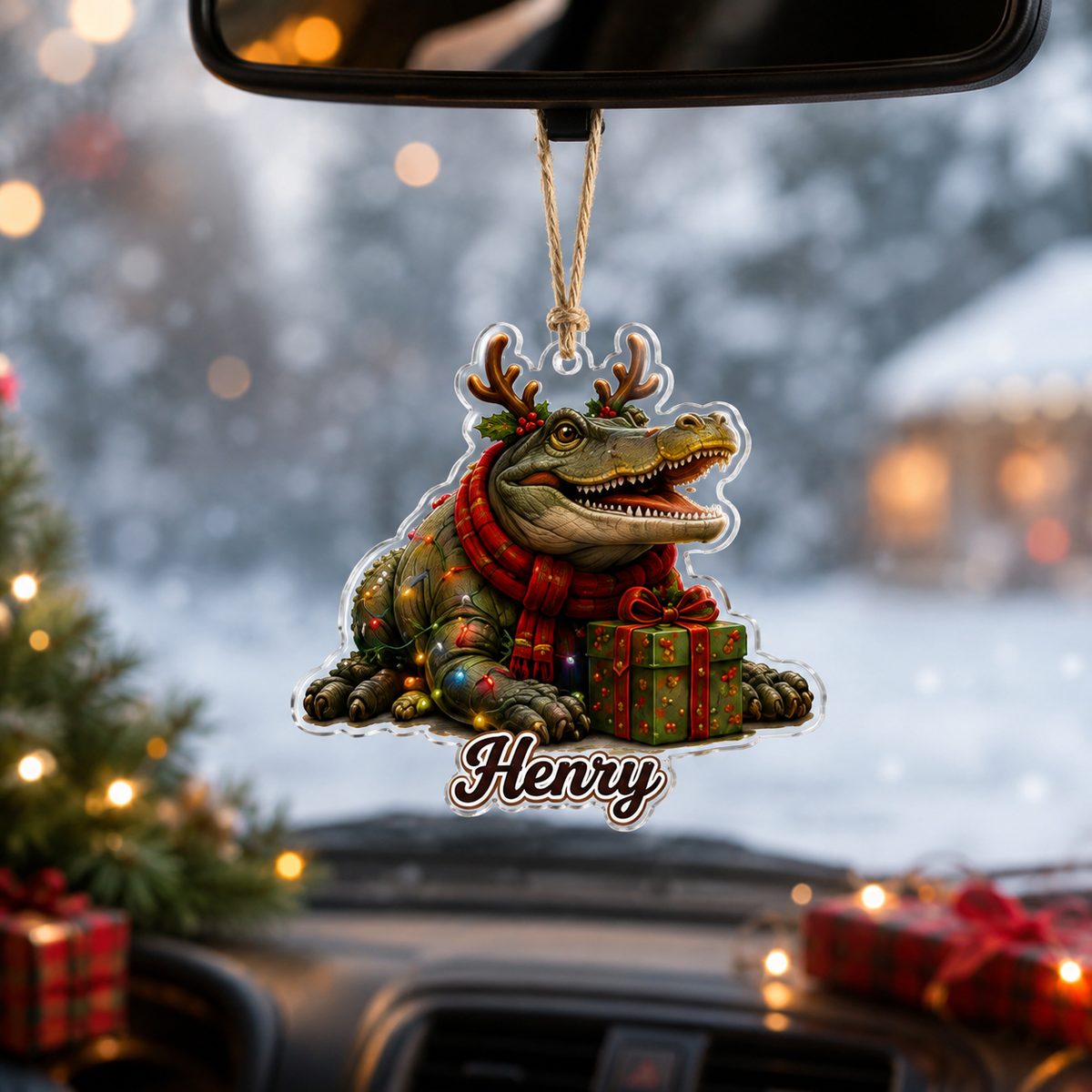 Christmas Animal Alligator