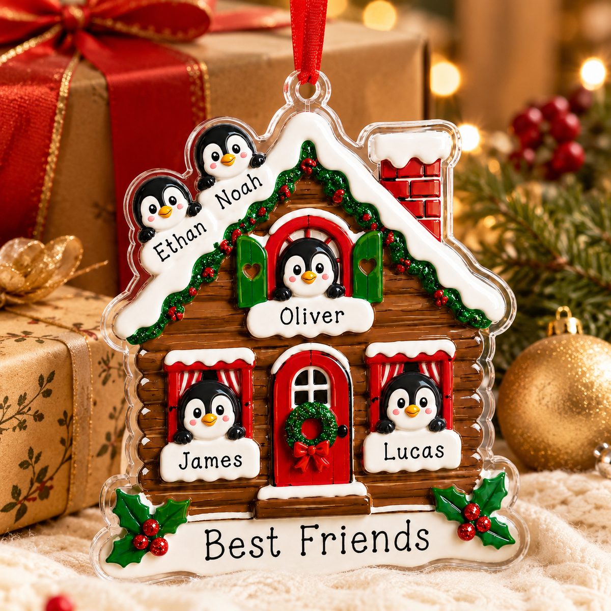 Christmas Animal House Penguin