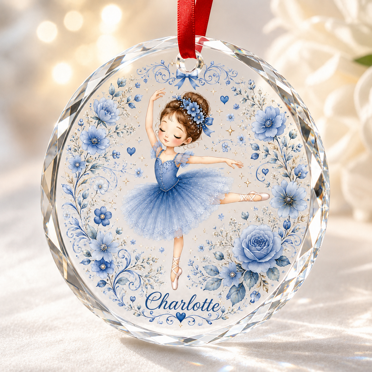 Personalized Dancing Glass Chibi Ballet