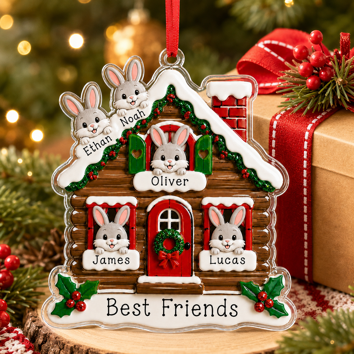 Christmas Animal House Rabbit