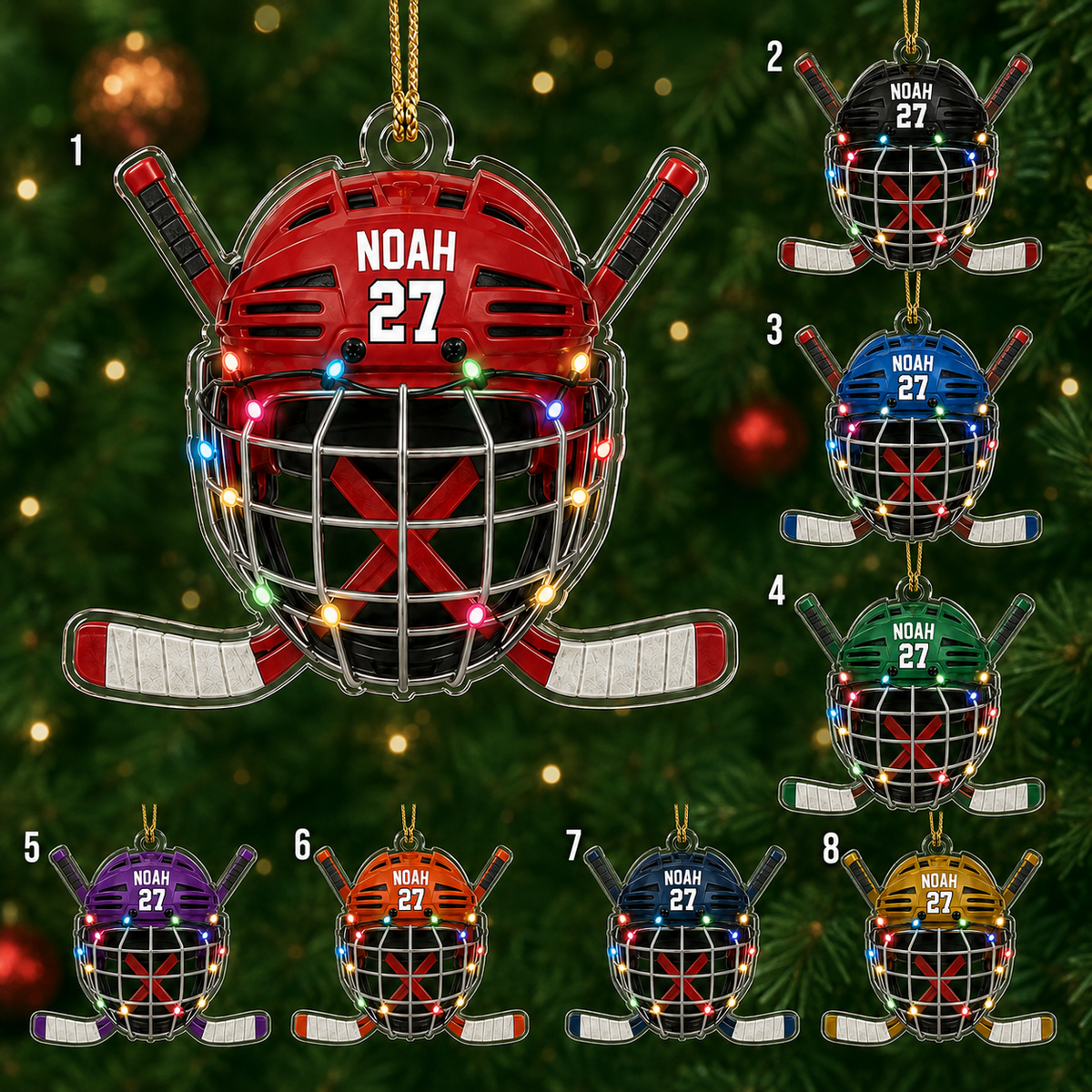 Hockey Acrylic Style 18