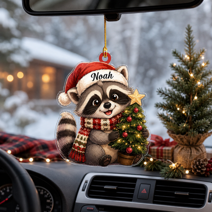 Animal Chrismas Raccoon