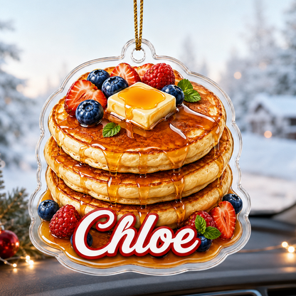 Breakfast Custom Name Classic Pancakes Acrylic