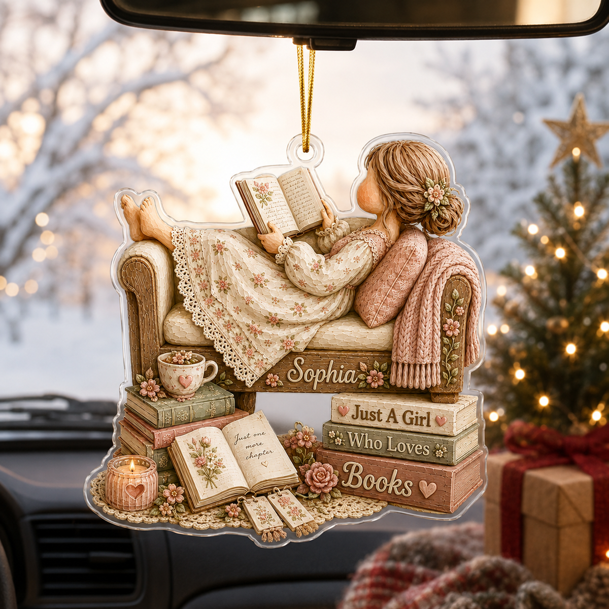Personalized Just A Girl Hobby Reading Books