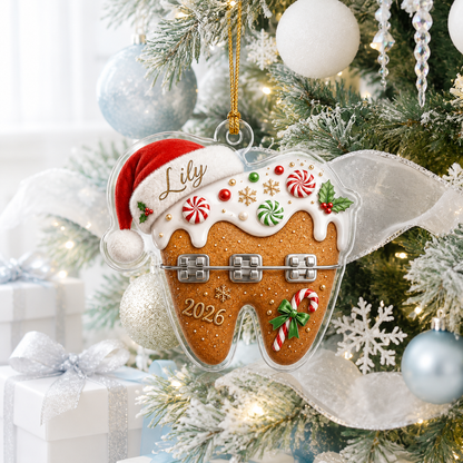 Dental Xmas Braces Tooth