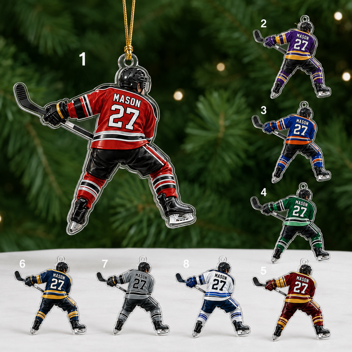 Hockey Acrylic Style 10