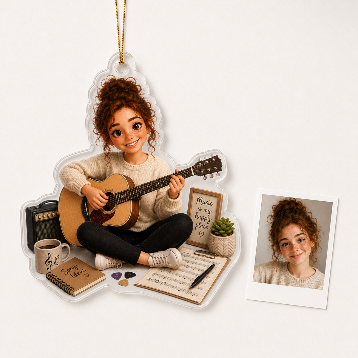 Custom Photo Hobbies Acrylic - Playing Guitar