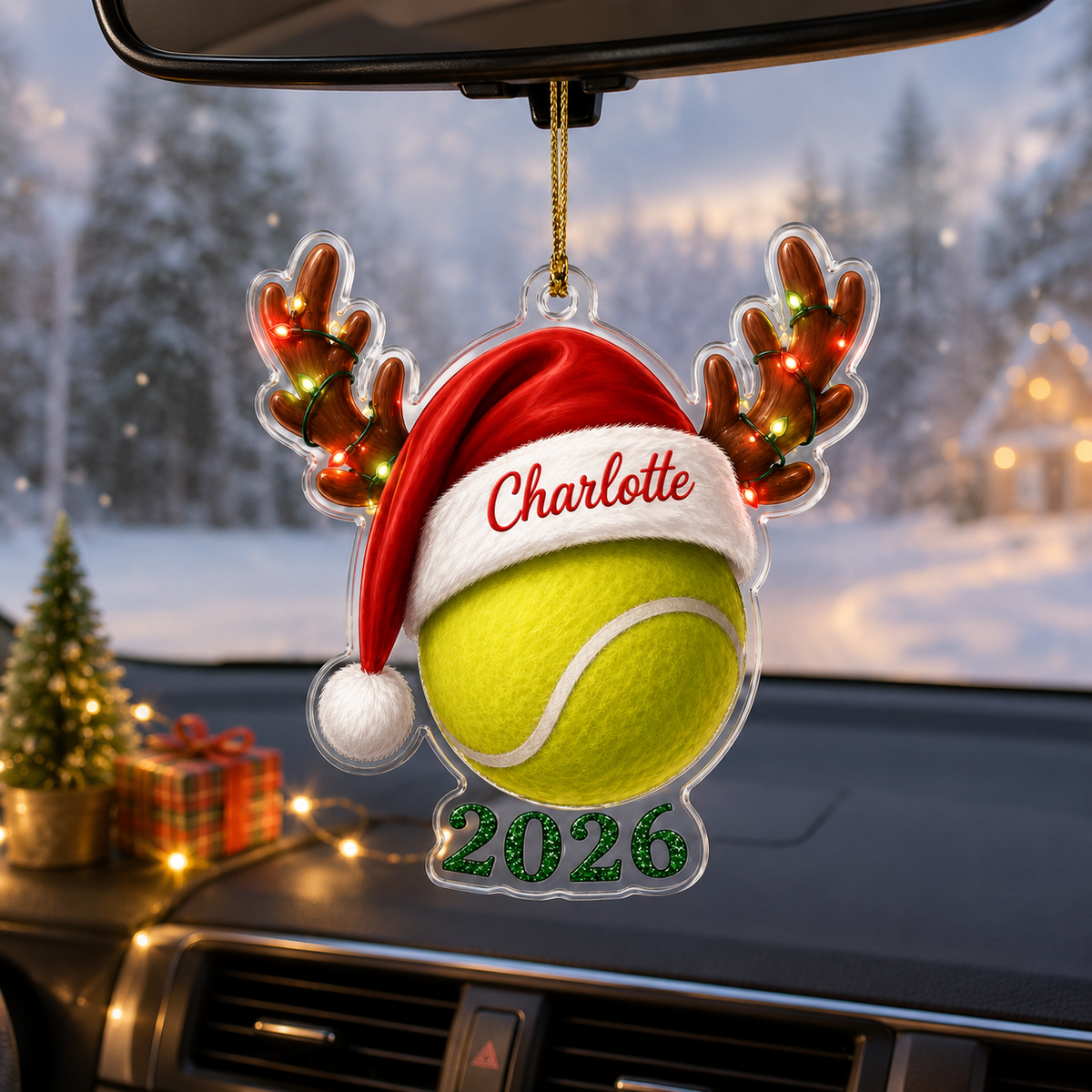 Christmas Sports 2026 Tennis Acrylic