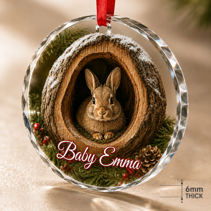 Glass ornament Animal Rabbit