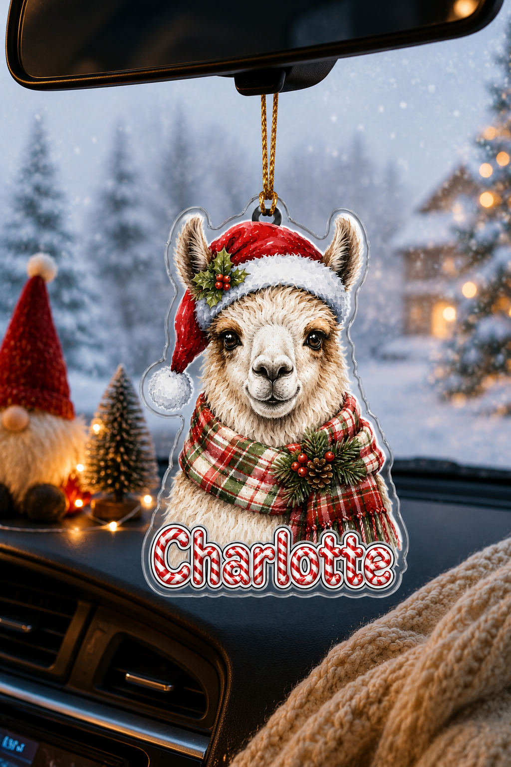 Christmas Farm Animal Llama