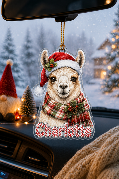 Christmas Farm Animal Llama
