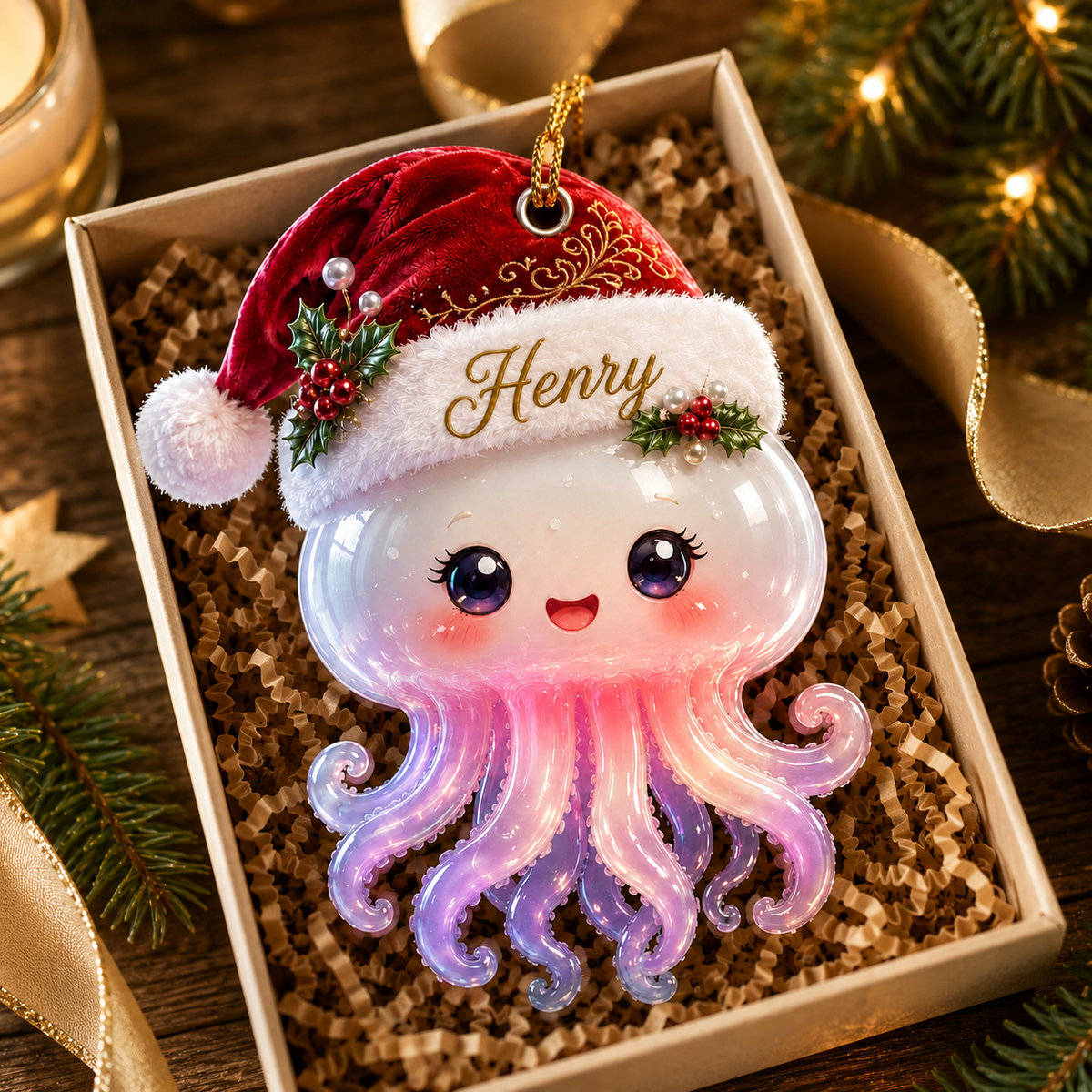 Animal With Santa Hat Jellyfish