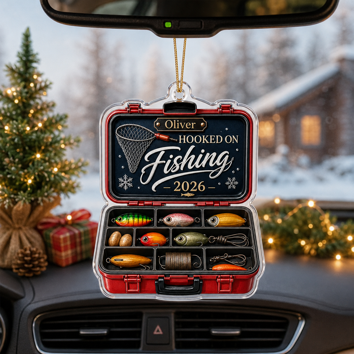 Personalized Fishing Tackle Box Acrylic