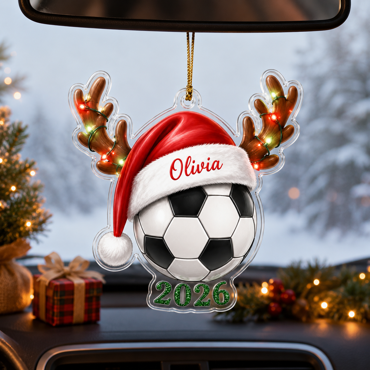 Christmas Sports 2026 Soccer Acrylic
