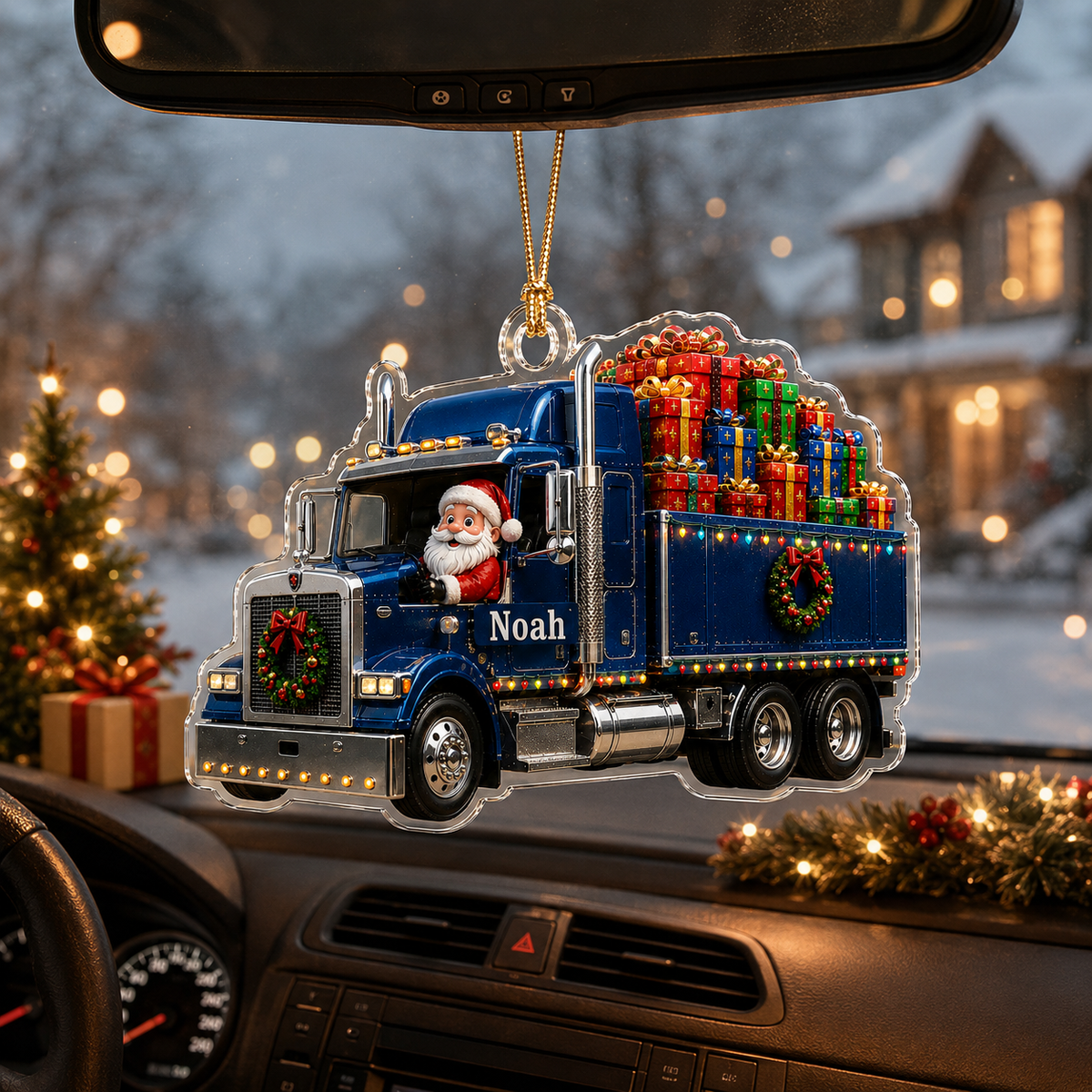 Santa Vehicle Semi Truck