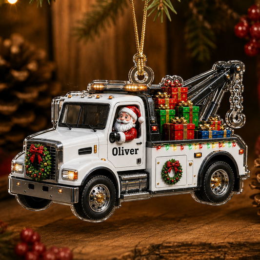 Santa Vehicle Tow Truck