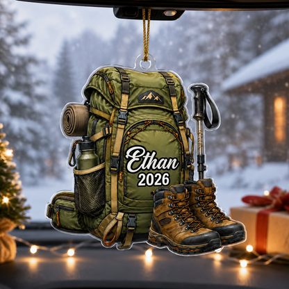 Custom Name Hiking And Trekking Acrylic Style 4