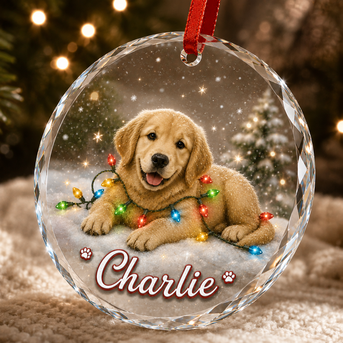 Glass Animal Led Light Dog
