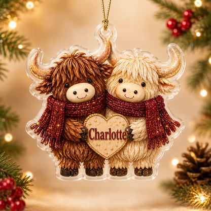 Highland Cow Couple