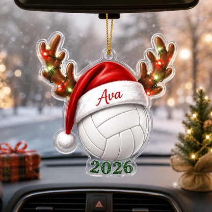 Christmas Sports 2026 Volleyball Acrylic