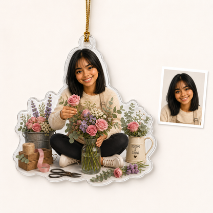Custom Photo Hobbies Acrylic - Flower Arranging
