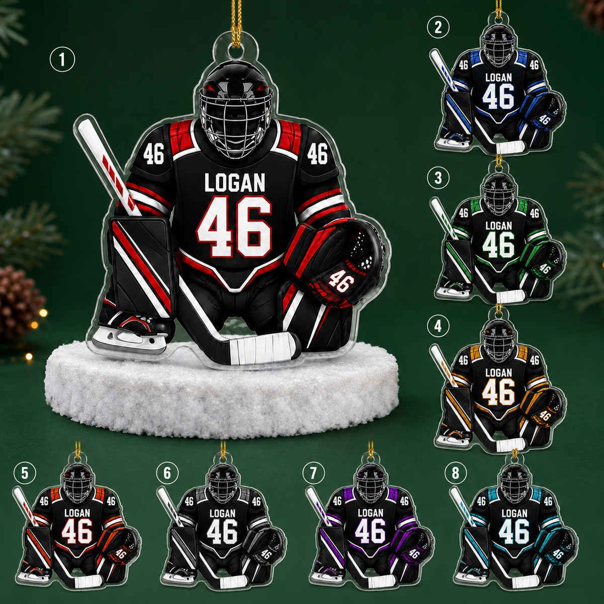 Hockey Acrylic Style 19