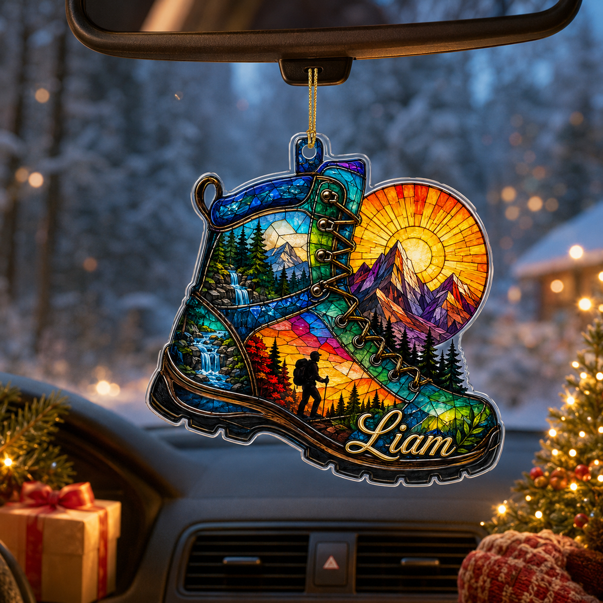 Custom Name Hiking And Trekking Acrylic Style 16