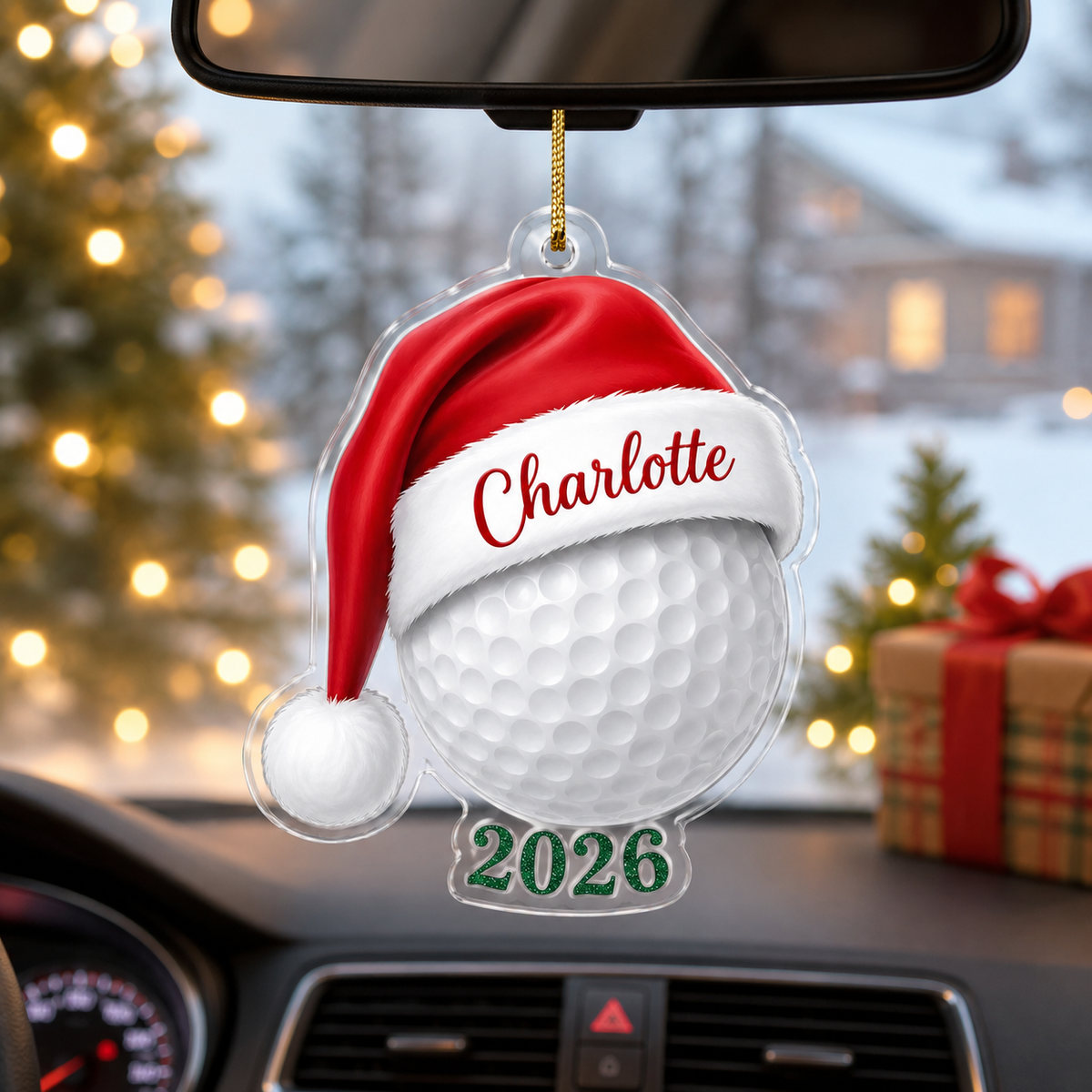 Christmas Sports 2026 Golf Acrylic