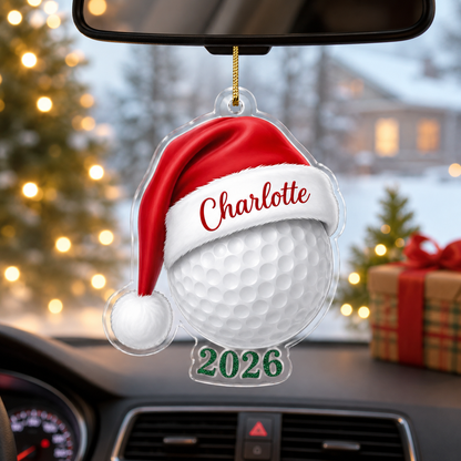 Christmas Sports 2026 Golf Acrylic