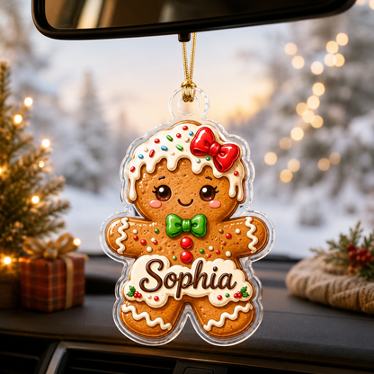 Custom Dessert Gingerbread Cookie Acrylic