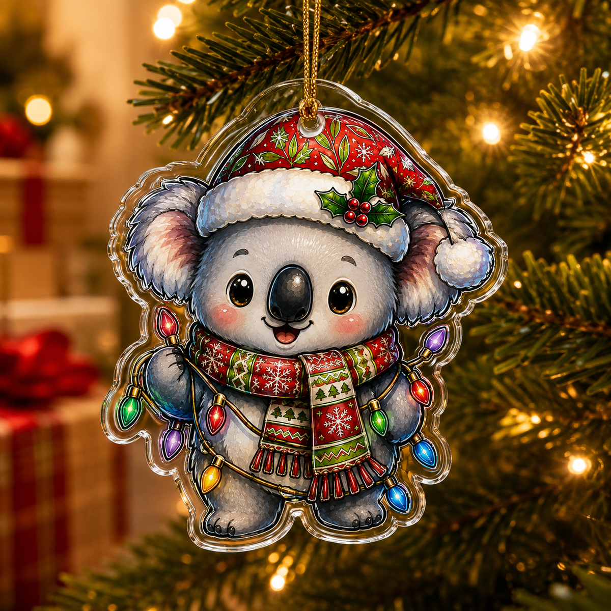 Animal With Christmas Led Koala