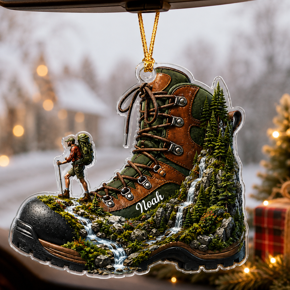 Custom Name Hiking And Trekking Acrylic Style 15