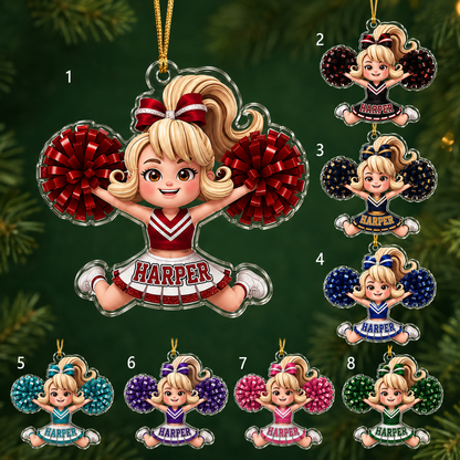 Cheerleading Color Acrylic Style 13