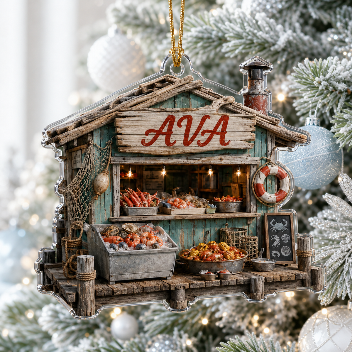 Food Lover Seafood Shack Ornament