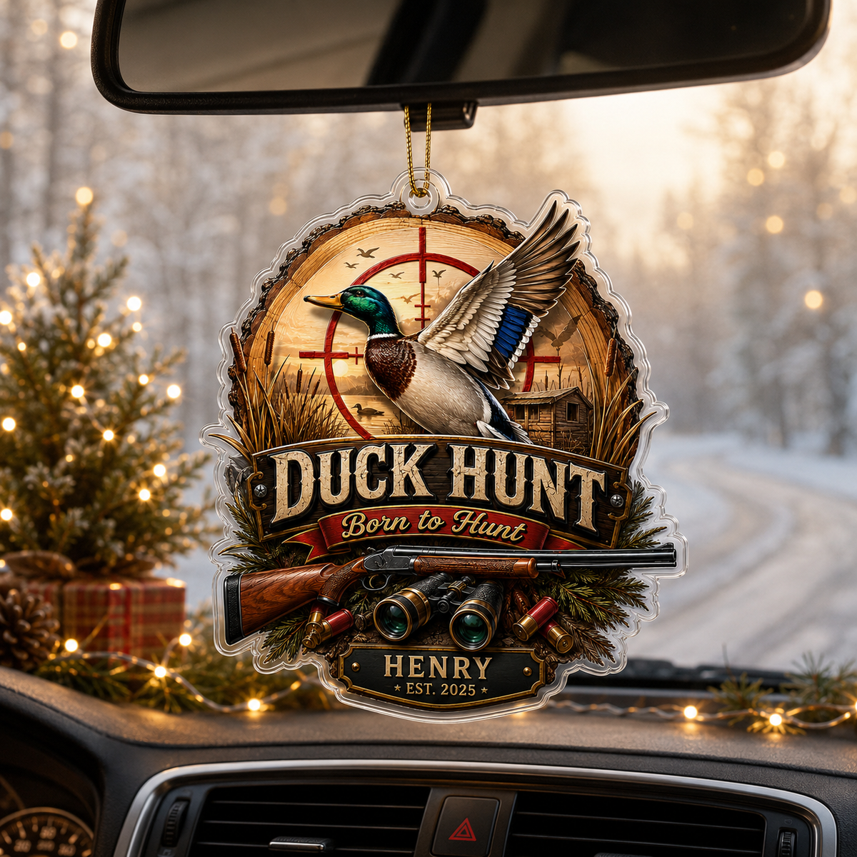 Personalized Hunting Mallard Heritage Acrylic