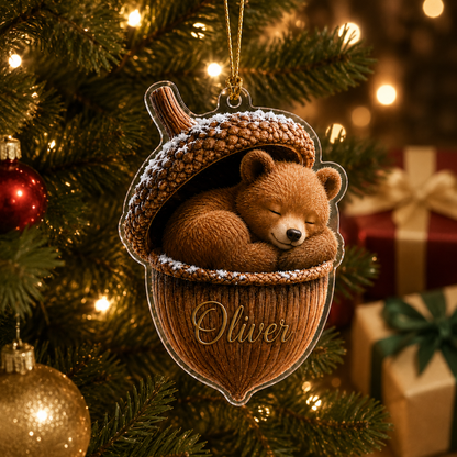 Animal Tree Decor Acrylic Bear