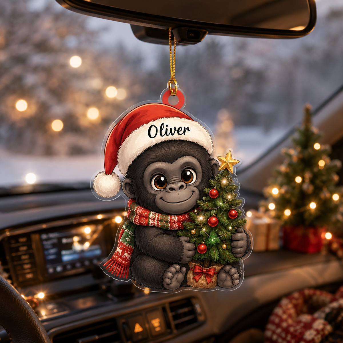 Animal Christmas Gorilla