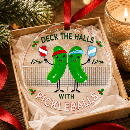 Custom Name Pickleball Acrylic Style 9