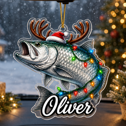 Fishing Christmas Lights Tarpon Acrylic