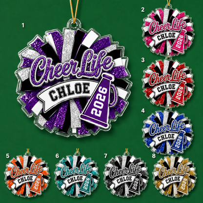 Cheerleading Color Acrylic Style 10