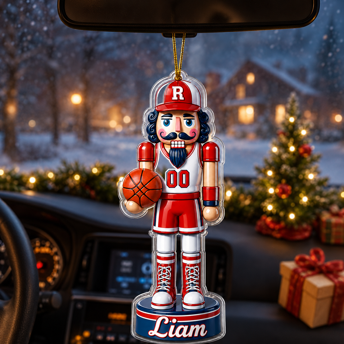 Sports Nutcracker Basketball Acrylic