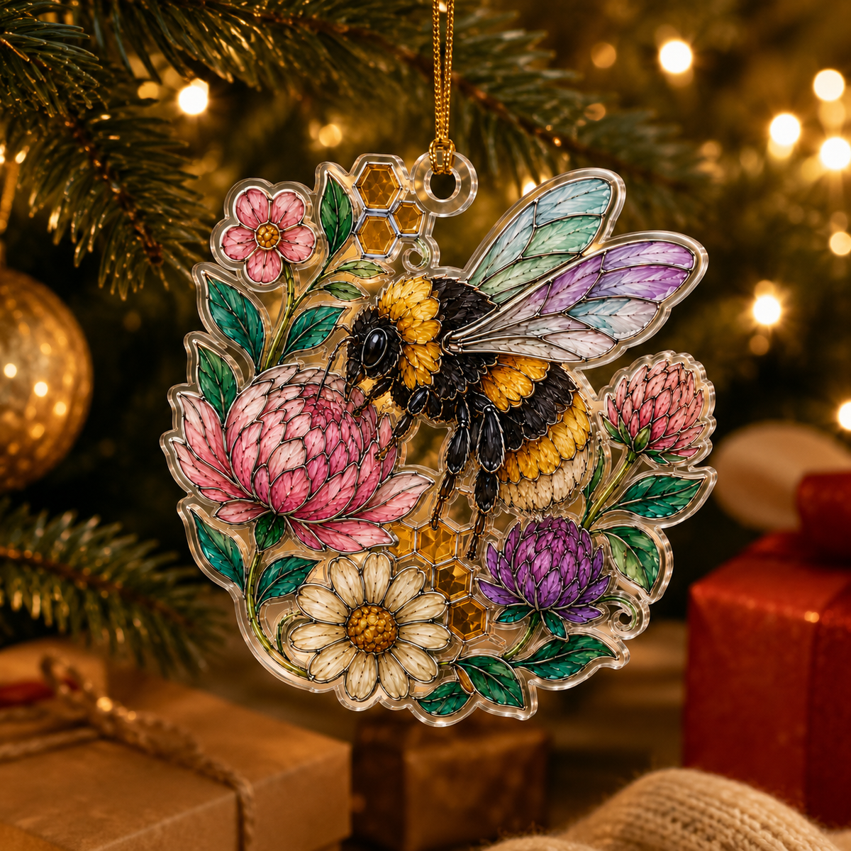 Bird With Flower Bumblebee