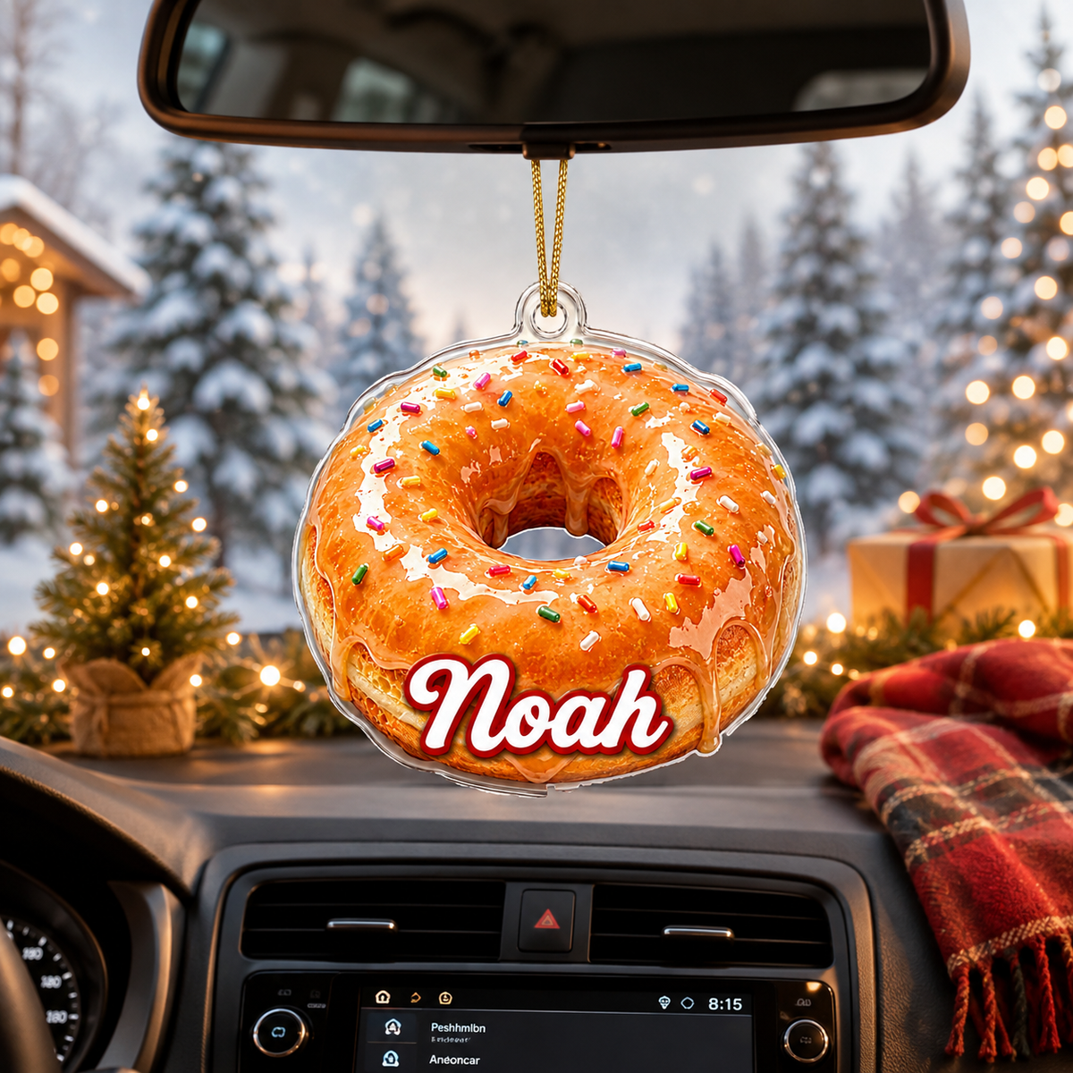 Breakfast Custom Name Glazed Donut Acrylic